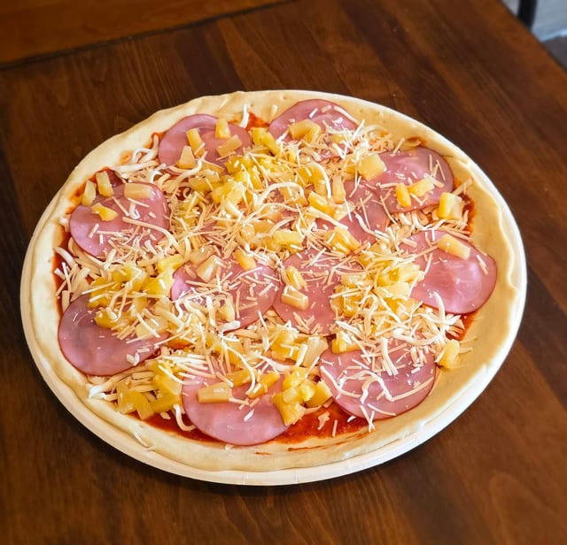 Miner's Hawaiian Pizza.