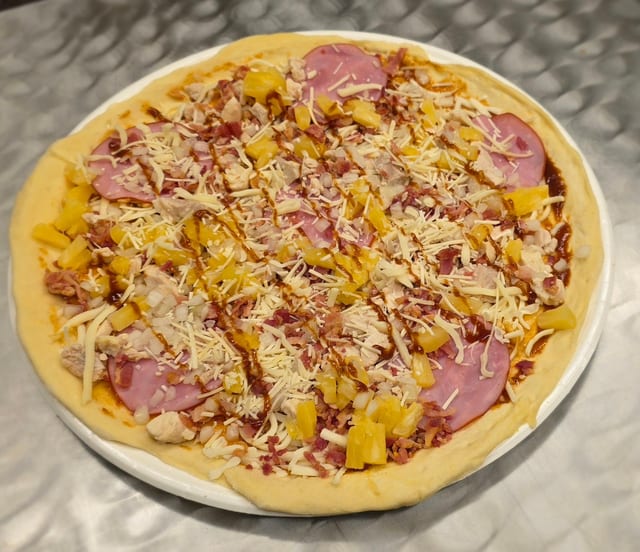 Bbq Chicken Pizza.