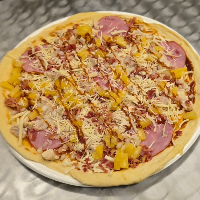 Bbq Chicken Pizza.